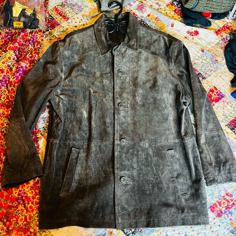 Men’s Denver Hayes Faux Sued Jacket